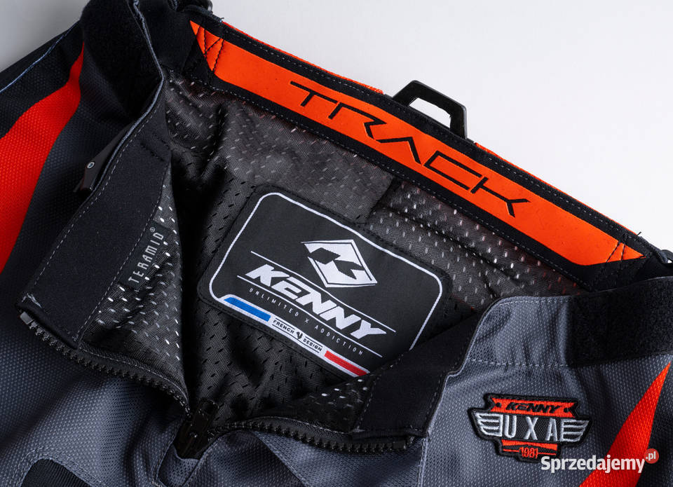 SPODNIE KENNY RACING TRACK FOCUS ORANGE ROZMIAR Mrągowo