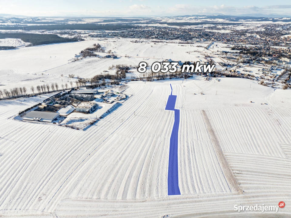 Działka rolna w Nowym Targu 8033m2 Nowy Targ