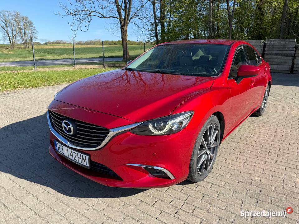 Mazda 6 III 25 192 automat 2016 nieuszkodzony Rzeszów