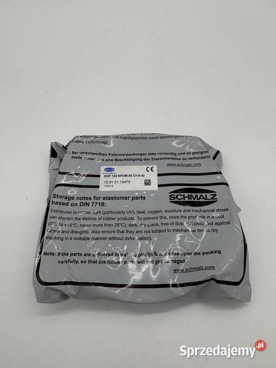 Schmalz SGF 125 EPDM55 G14IG 10010112475 Vacuum mazowieckie Warszawa