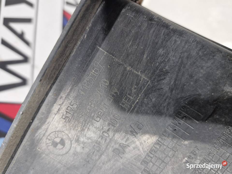 7185167 BMW F01 F10 F11 WLOT KANAŁ POWIETRZA Części samochodowe