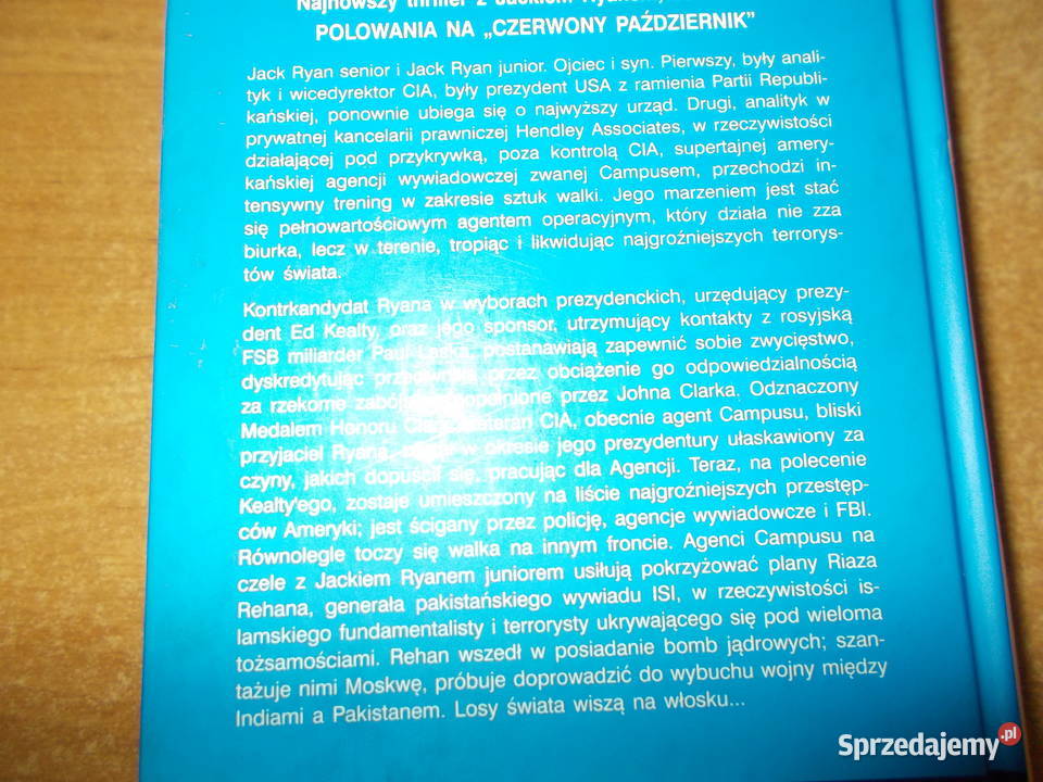 Tom Clancy Wyścig z czasem twarda opolskie Głubczyce