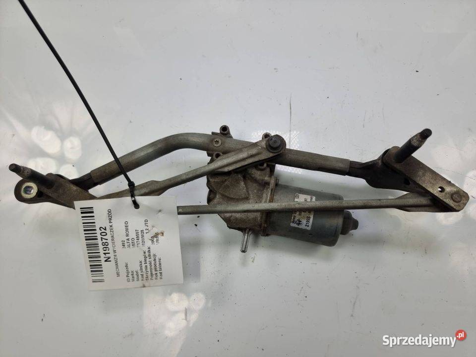MECHANIZM WYCIERACZEK PRZÓD ALFA ROMEO MITO osobowe kujawsko-pomorskie Lipno