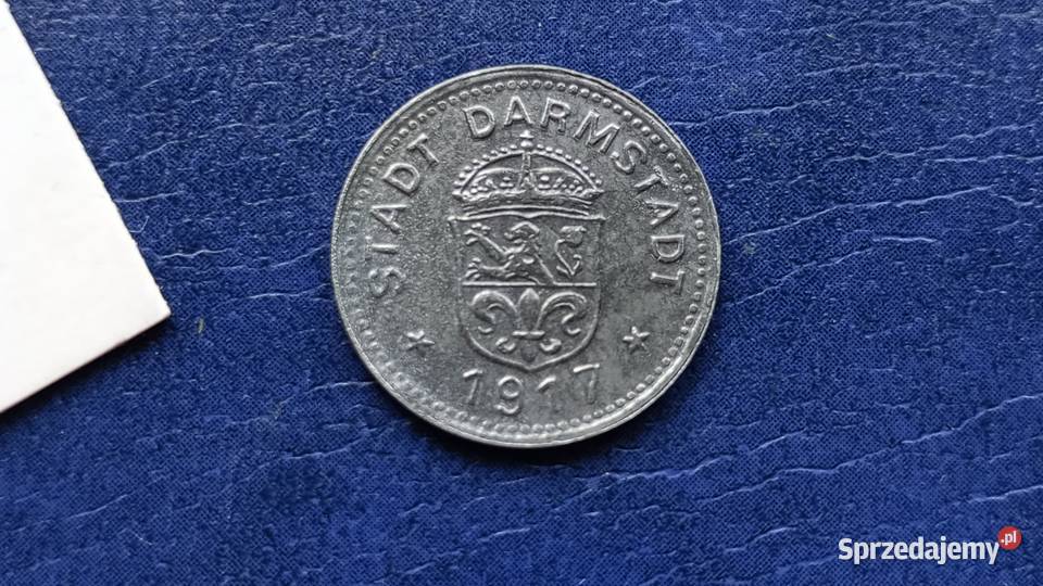 Stare monety 10 fenig 1917 Darmastadt Niemcy Numizmatyka Lesko sprzedam