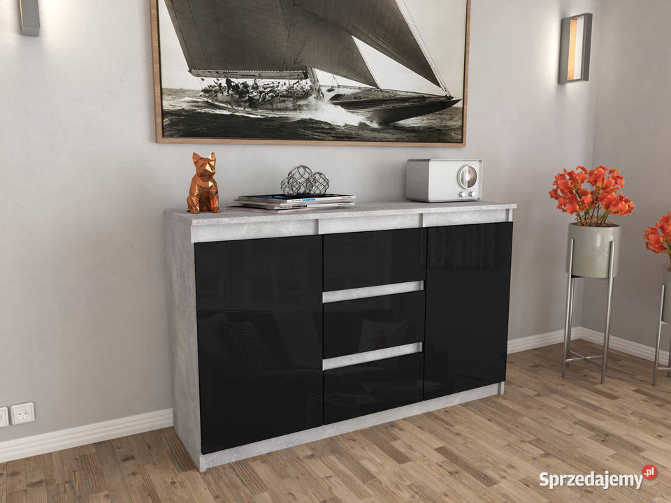 Komoda Nowoczesna 120 3 Szuflady Agnes 120cm Komody Elbląg sprzedam