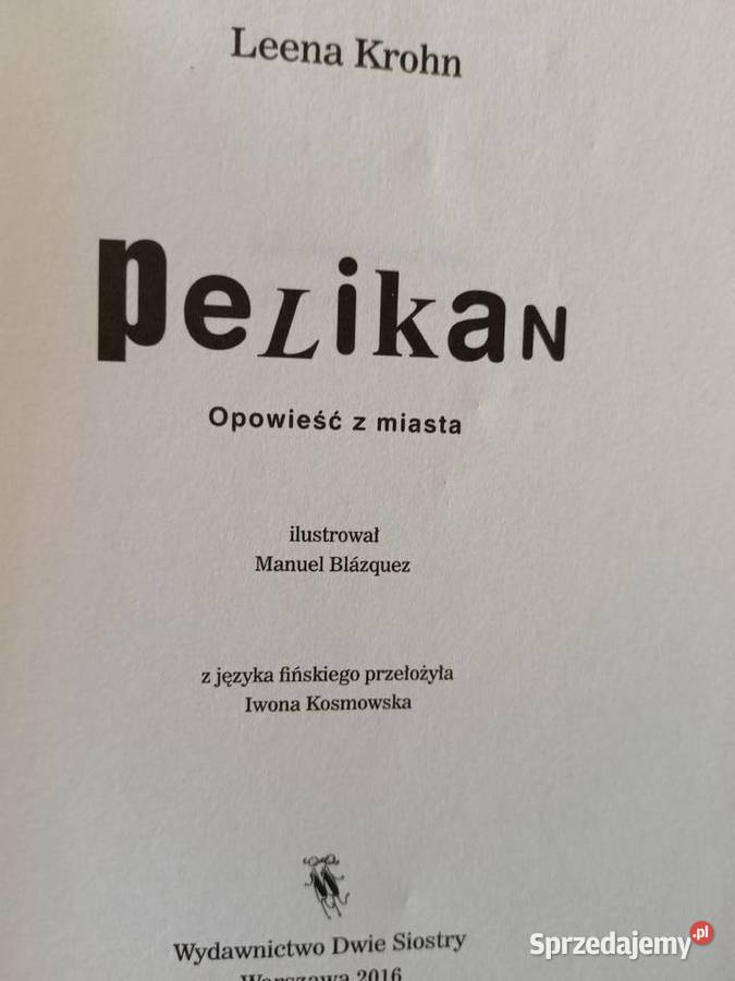 Pelikan książki Warszawa księgarnia Praga Rok wydania 2019 Proza i poezja