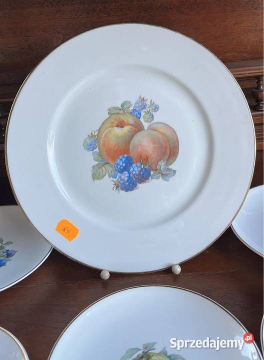 Patera i 5 talerzyków deserowych Z owocami Gdańsk