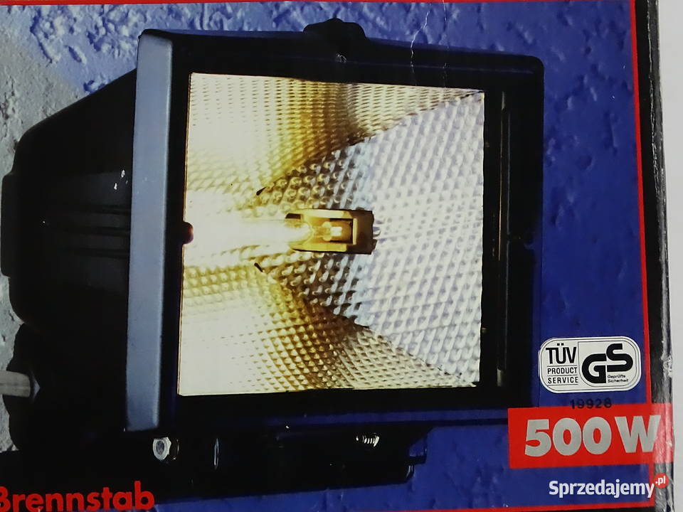 NOWY Reflektor Halogenowy dwi 500W Klasyk