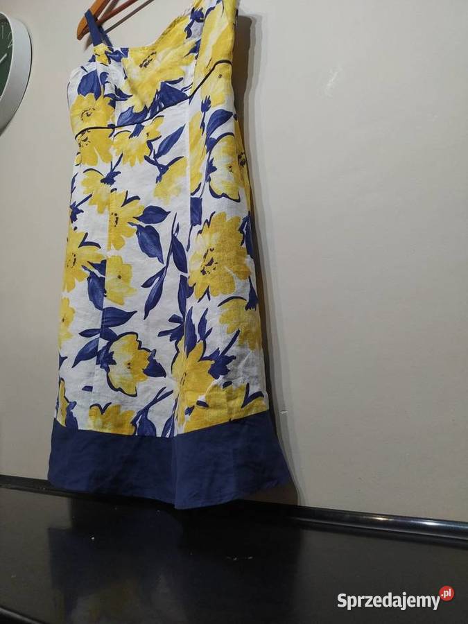 Sukienka lniana MarksSpencer Per Una UK12EUR40 Inny materiał Kraków