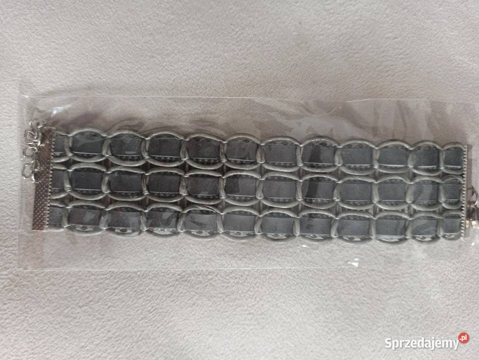 Nowa szara bransoletka biżuteria bransoletka na Warszawa