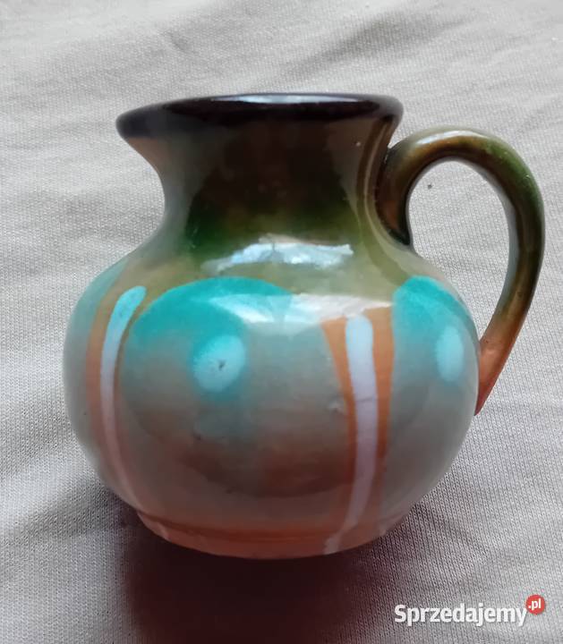 Mały ceramiczny dzbanek mlecznik Pierrefonds Koźminek