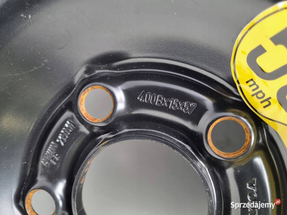 KOŁO ZAPASOWE DOJAZDOWE 11570 R15 Volvo S70 V70 Motoryzacja Rudka