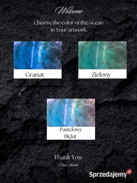 Żywica epoksydowa dekoracja ozdobna patera Rzeszów sprzedam