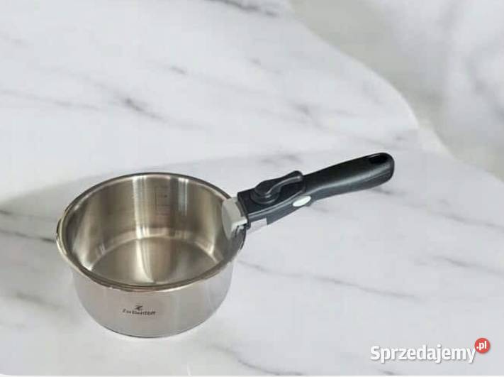 199 Zestaw stalowych garnków z patelniami z Patelnie i woki Zabrze