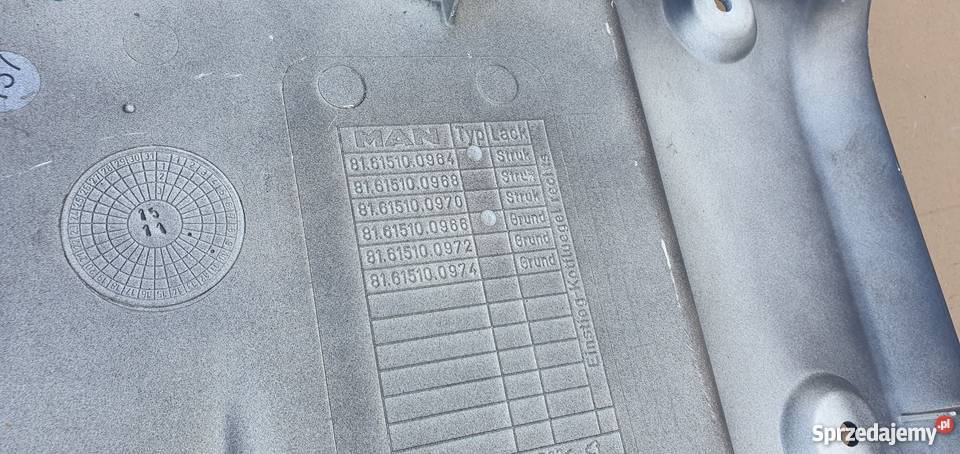 MAN TGL TGM STOPIEŃ WNĘKA PRAWA 81615100964 Bieleń