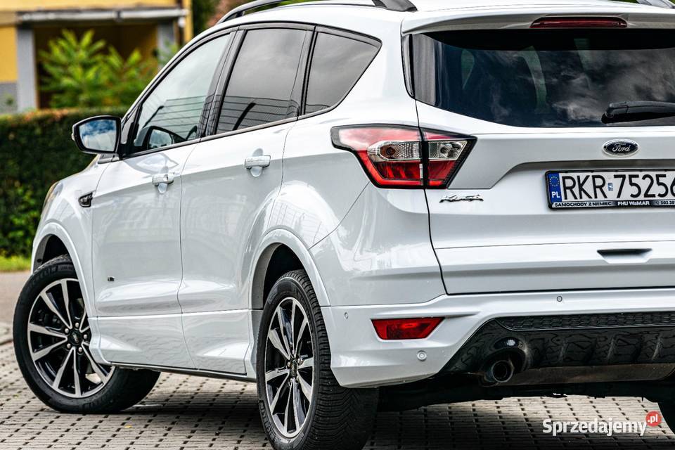 ford kuga benzyna 2018r st line 4x4 automat elektrochrom. lusterko wst. Zalesie sprzedam