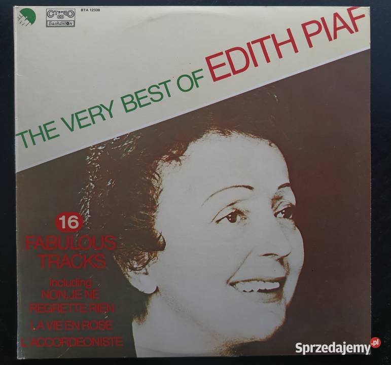 Dwa albumy winylowe Edith Piaf Wronki