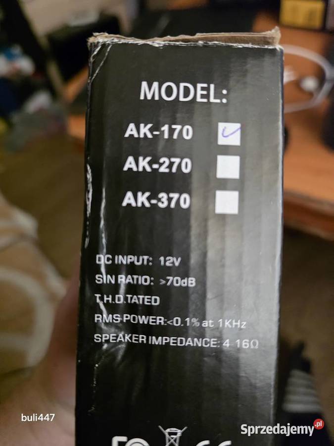 mini wzmacniacz stereo hifi 12v Wzmacniacze śląskie