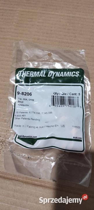 Elektrody dysze plazma Thermal Dynamics Esab Produkcja Warszawa
