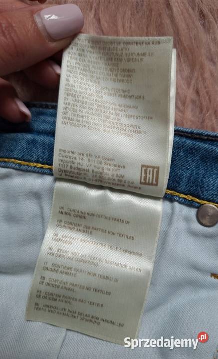 Świetne jasne jeansy proste Lee bawełna w25 l31 Kraków