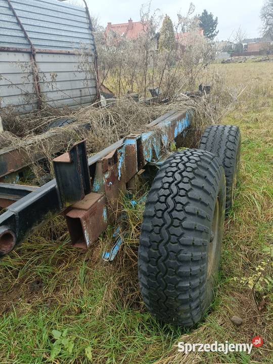 Przyczepa tandem hakowa rama pod hakowca do Tychy