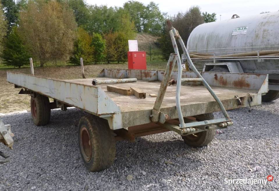 Przyczepa rolnicza Solidna Duża platforma nieuszkodzony małopolskie Kraków sprzedam