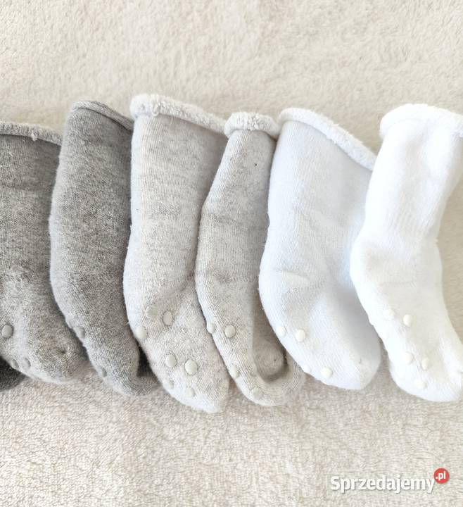 Skarpetki grube frotte HM noworodek newborn 13 Szczecin