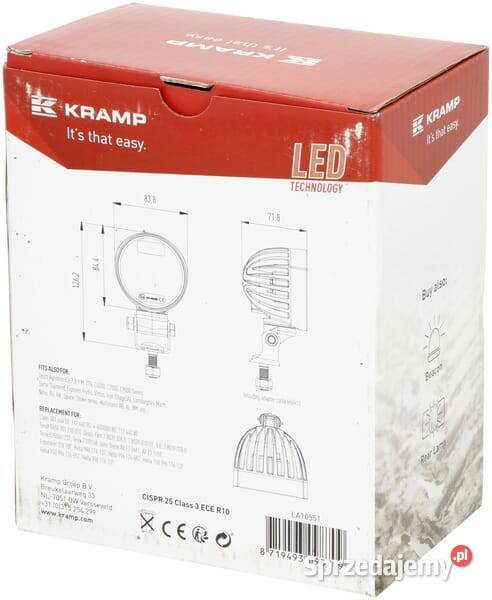 Lampa robocza LED okrągła 40W 4000lm 1030V z Kamionna sprzedam