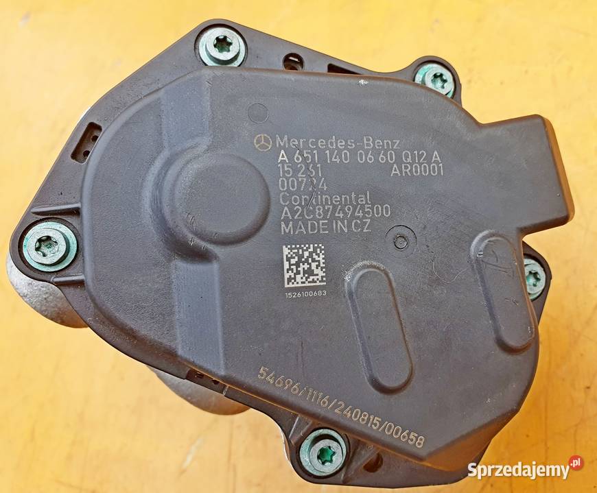 MERCEDES 22CDI ZAWÓR EGR PRZEPUSTNICA