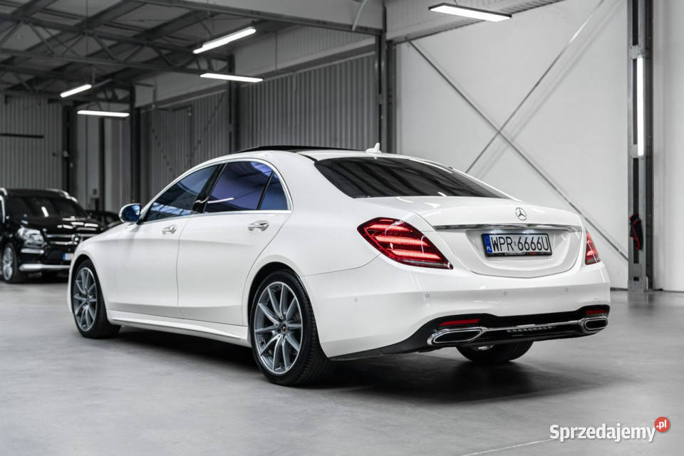 Mercedes S 400 Dociągi Head Up Burmester napęd 4x4 Węgrzce