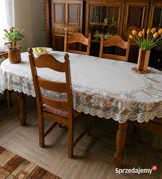 Komplet dębowy Stary Lewin Brzeski