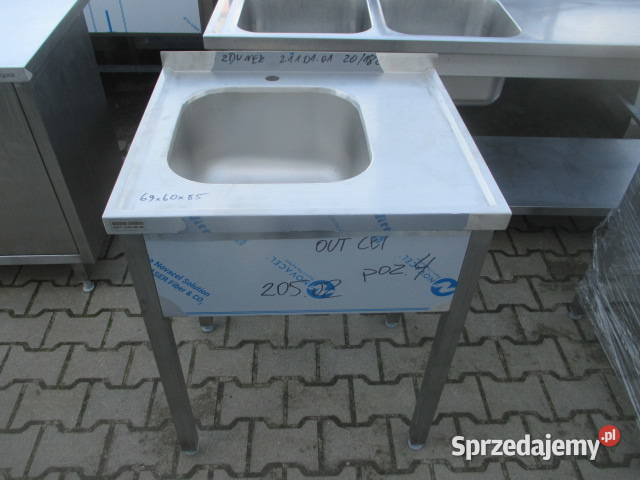 Zlew Gastronomiczny 1 Komorowy Z Półką 696085 Ostrów Wielkopolski sprzedam
