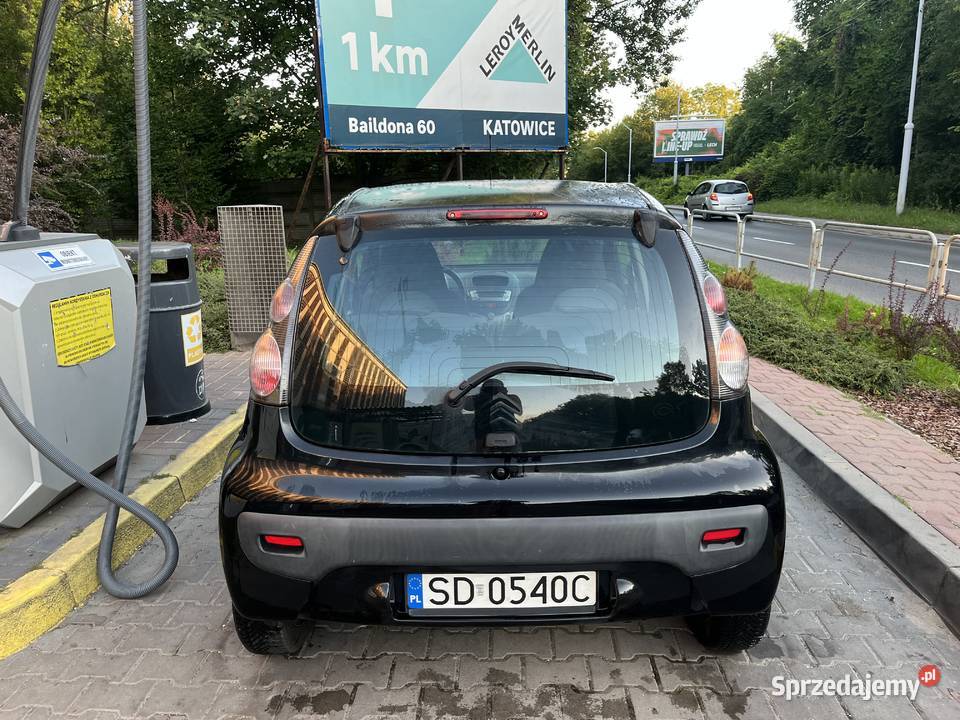 Czarny ekonomiczny citroen c1 silnik 10 wersja śląskie Siemianowice Śląskie