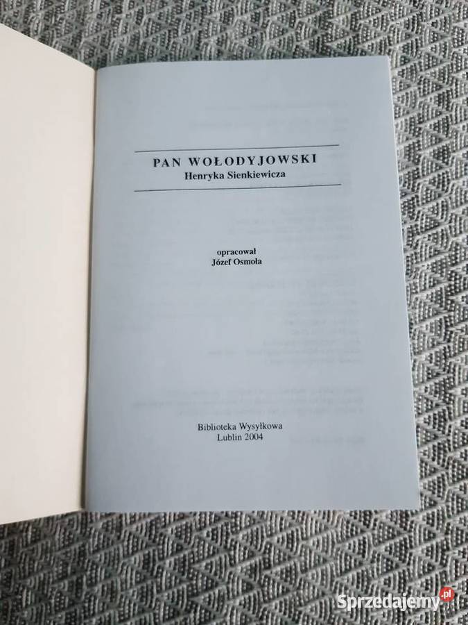 Pan Wołodyjowski opracowanie Wrocław