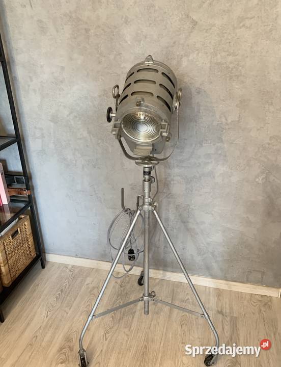 Stara lampa teatralna 1963r PRL Vintage Poznań