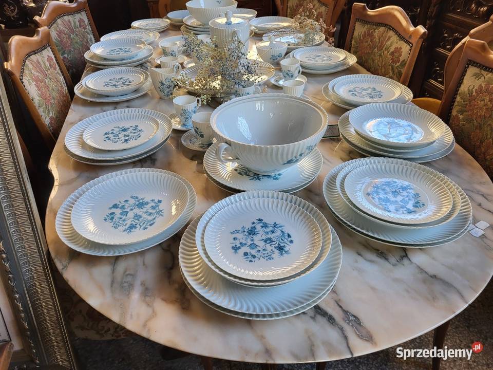 Zestaw obiadowokawowy Giraud Limoges France 12