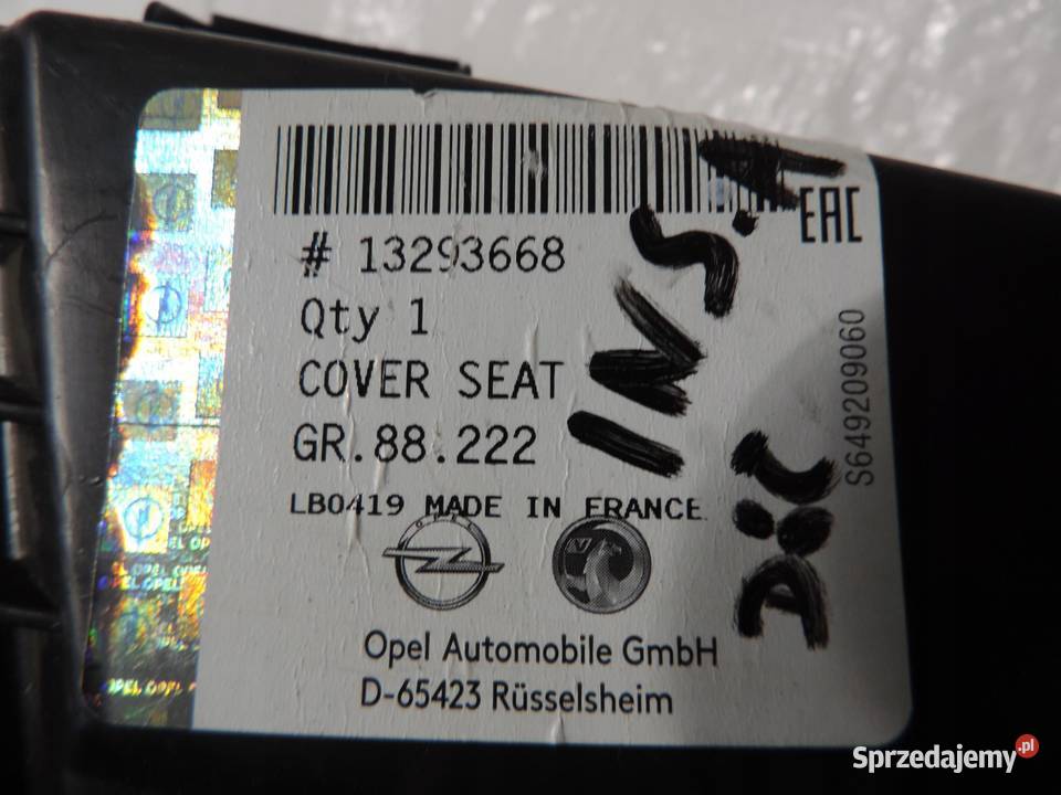 OBUDOWA FILTR POWIETRZA OPEL INSIGNIA A NOWA osobowe kujawsko-pomorskie