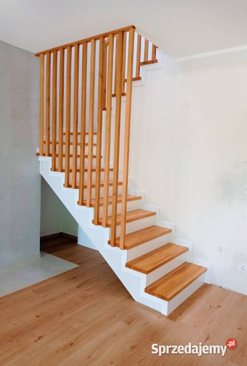 Schody drewniane dywanowe Schody samonośne Białystok sprzedam