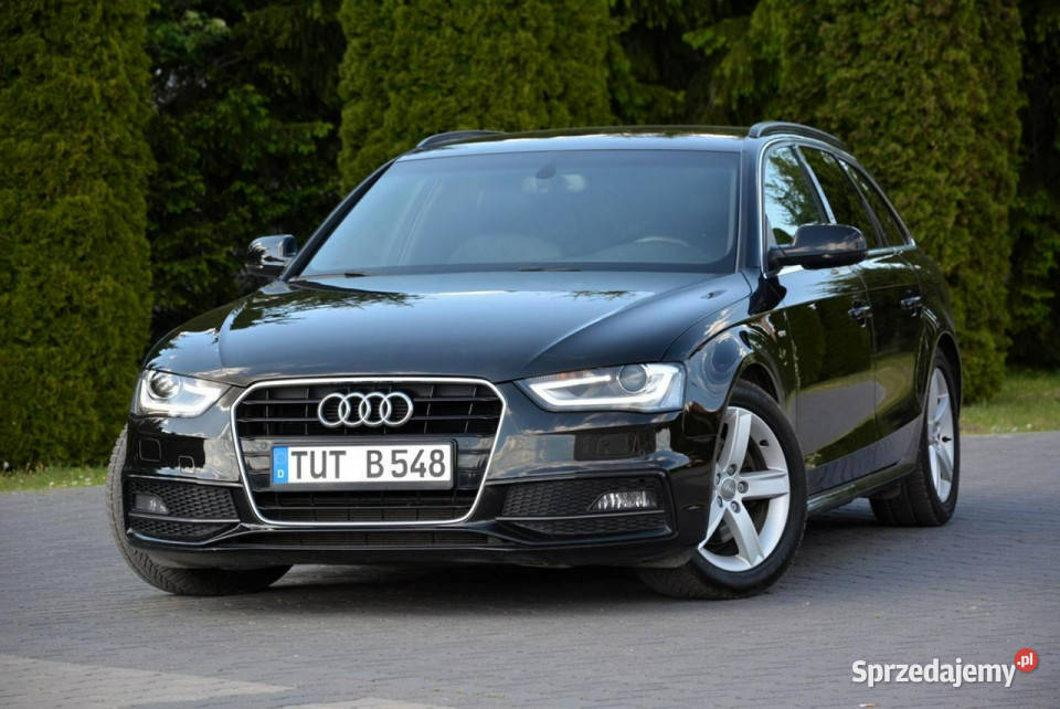 Audi A4 2XSline Skóry Duża Navi MMI Ledy BIXenon ASR (kontrola trakcji) Ostrów Mazowiecka