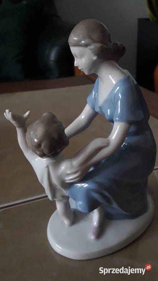 Figurka porcelanowa matczyna miłość Grafenthal Janów Lubelski