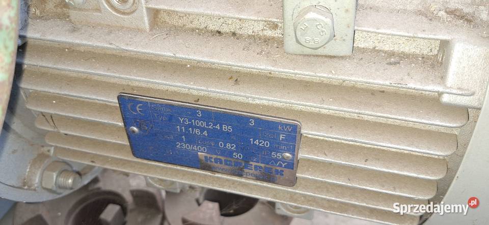 Motoreduktor 3kw firmy Kacperek HMZ503 Opoczno