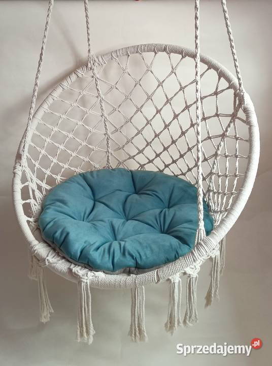 Poduszka na fotel huśtawkę bocianie gniazdo róże i fiolety mazowieckie sprzedam