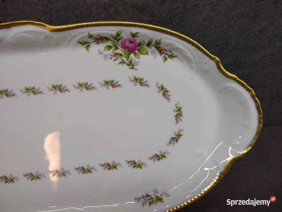 Półmisek królewski Rosenthal Moosrose ecru wielkopolskie