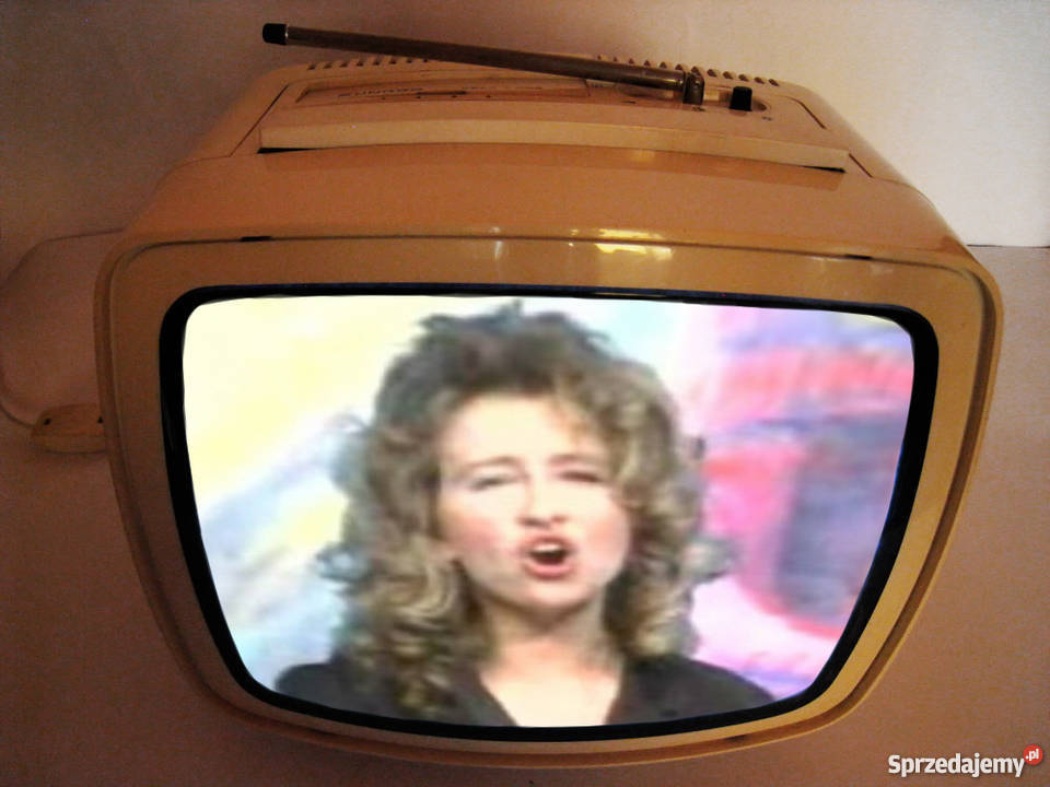 Turystyczny telewizor Unitra Vela T205 PRL Kraków