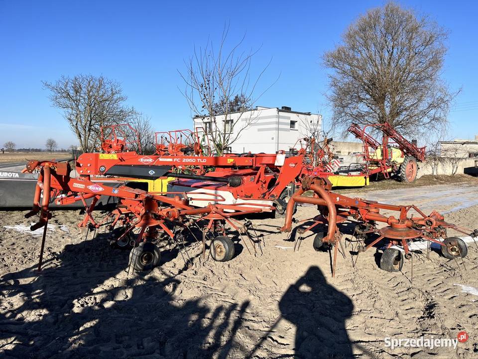 Przetrząsarka Kuhn gf 4000 m Przewracarka Kuhn wielkopolskie Chwałkowo