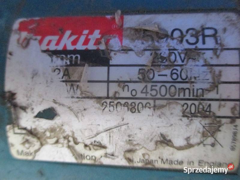 Ręczna pilarka tarczowa Makita 5903R 235 mm 2000 wielkopolskie Pleszew sprzedam