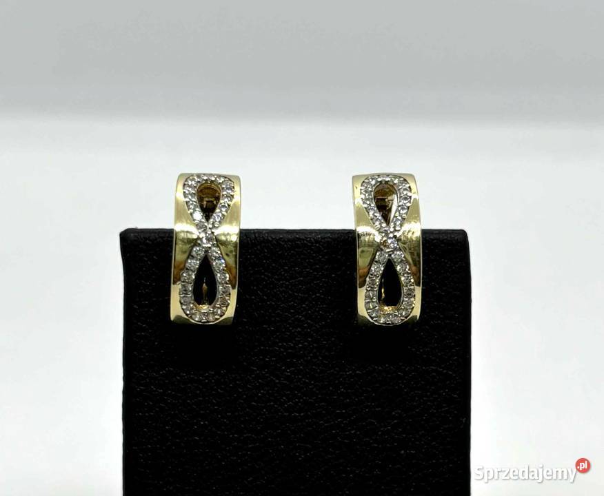 Nowe Złote Kolczyki pr 585 275g złoto Elbląg