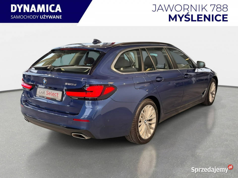 BMW 520 VAT 23 d Touring mHEV 190 automat 2021 r wspomaganie kierownicy małopolskie Myślenice