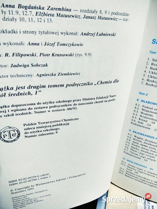 Chemia 2 WSiP mazowieckie Warszawa
