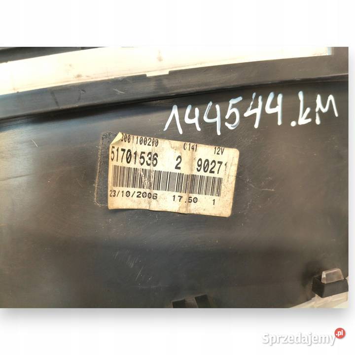 LICZNIK ZEGARY 51701536 Fiat Grande Punto 12 14 lubelskie Chełm